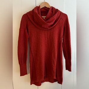 Cowl Neck Swearer | Burnt Orange | S